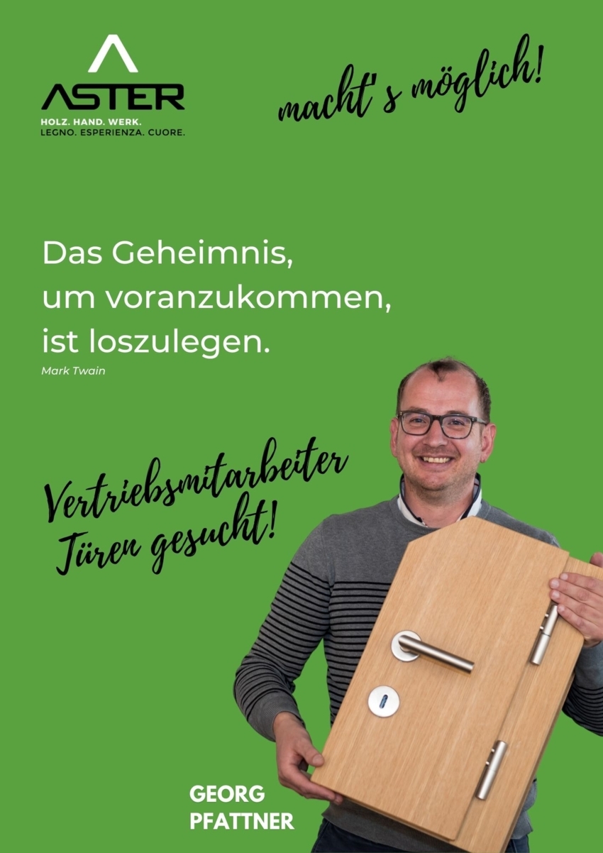 Vertriebsmitarbeiter/in Türen