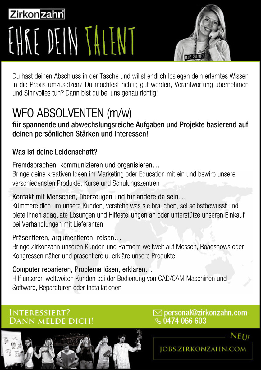 WFO Absolventen (m/w)