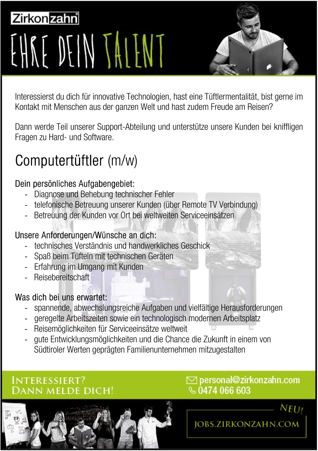 Computertüftler (m/w)