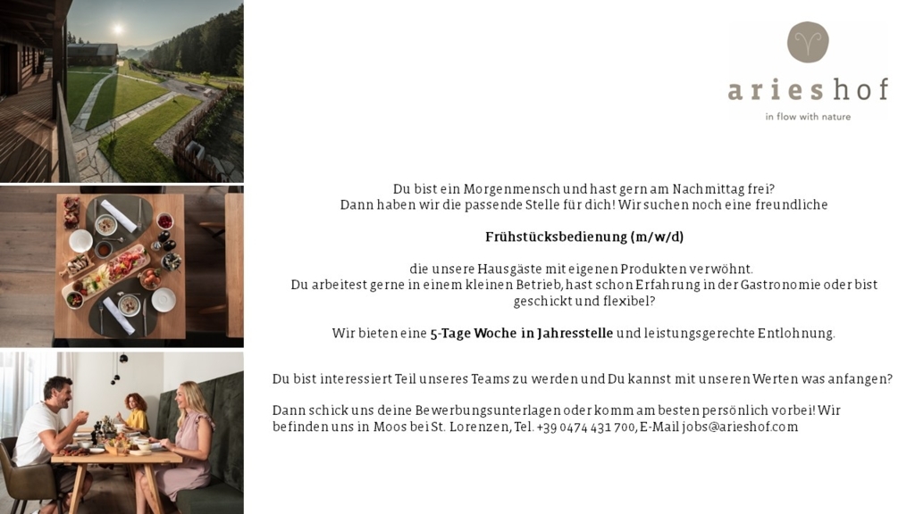 Frühstücksbedienung (m/w/d)