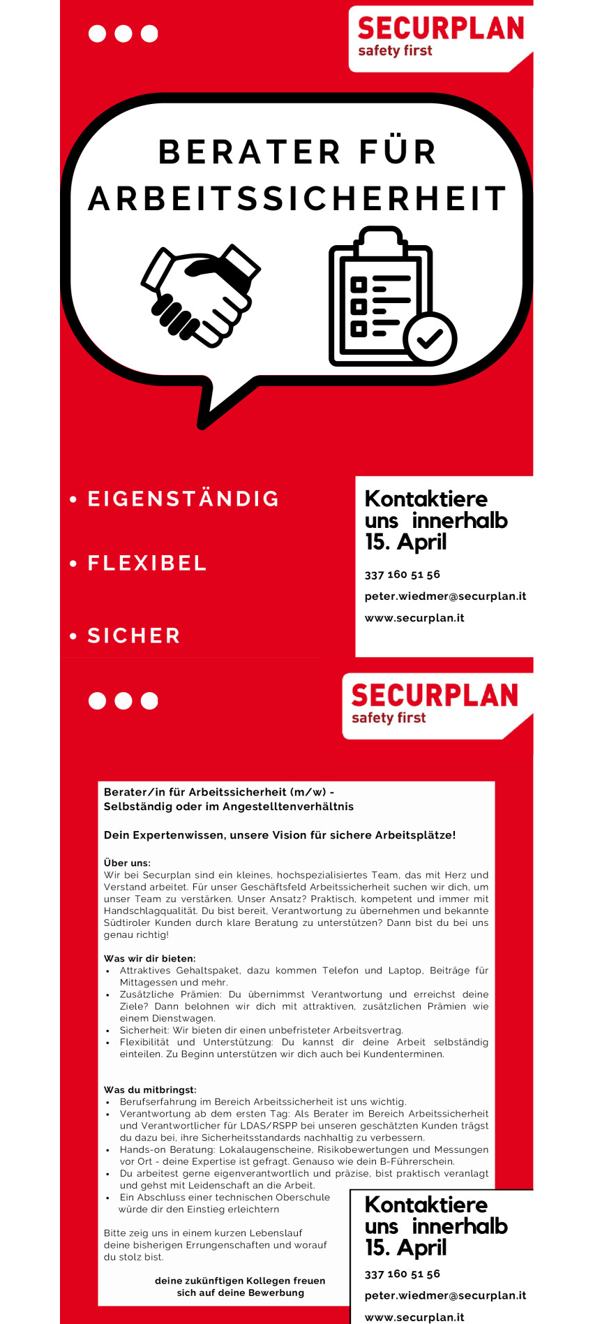 Berater für Arbeitssicherheit (m/w)
