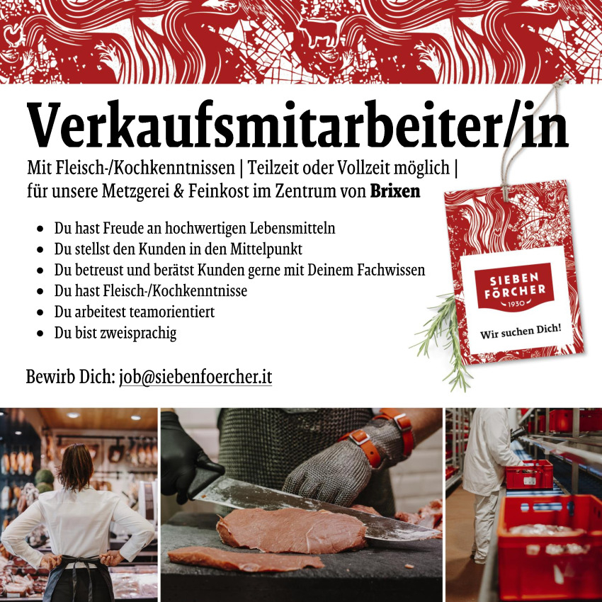 Verkaufsmitarbeiter/in