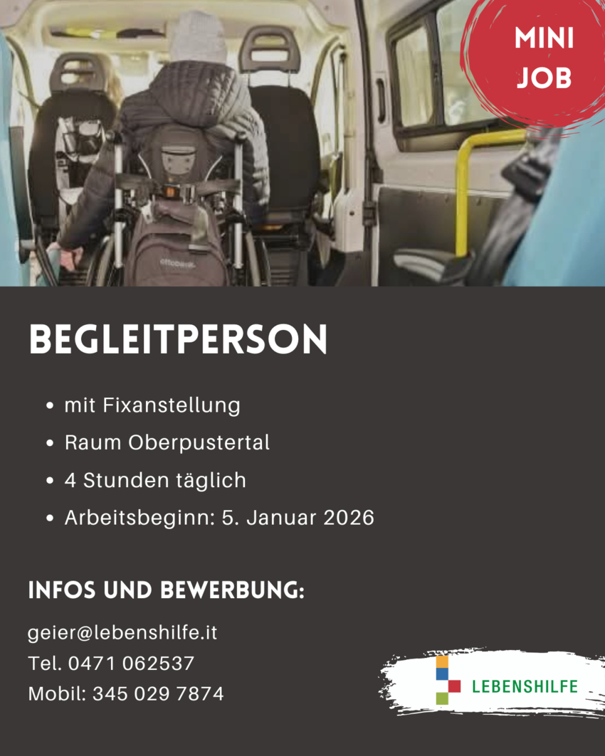 Begleitpersonen für Transporte (m/w/d)