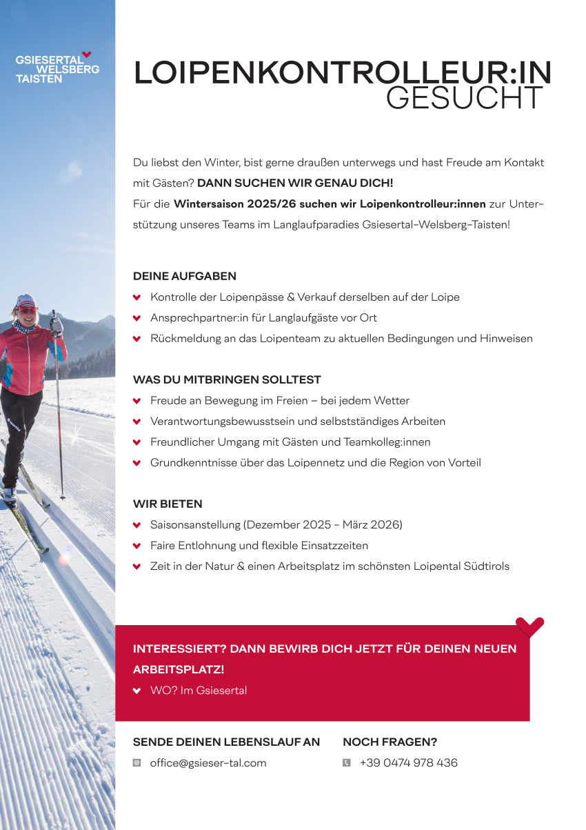 Loipenkontrolleur:in