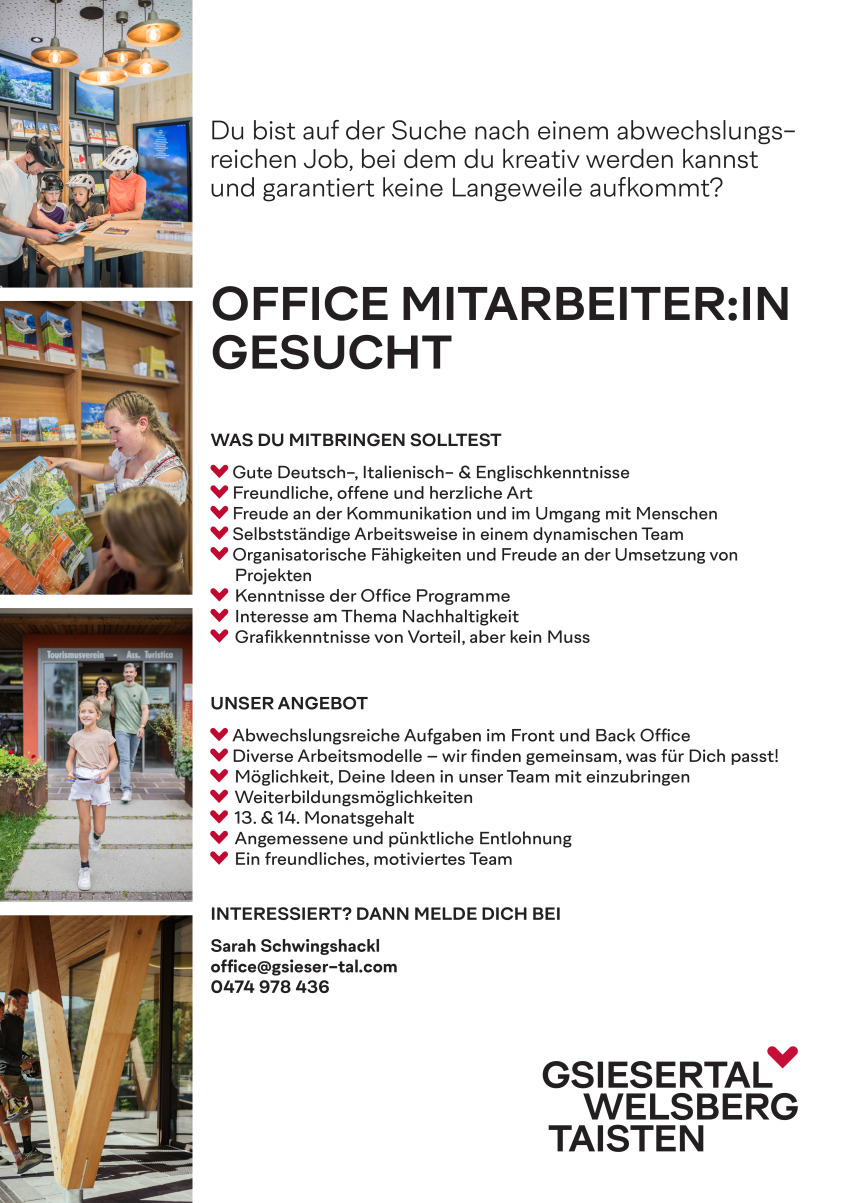 Office Mitarbeiter*in