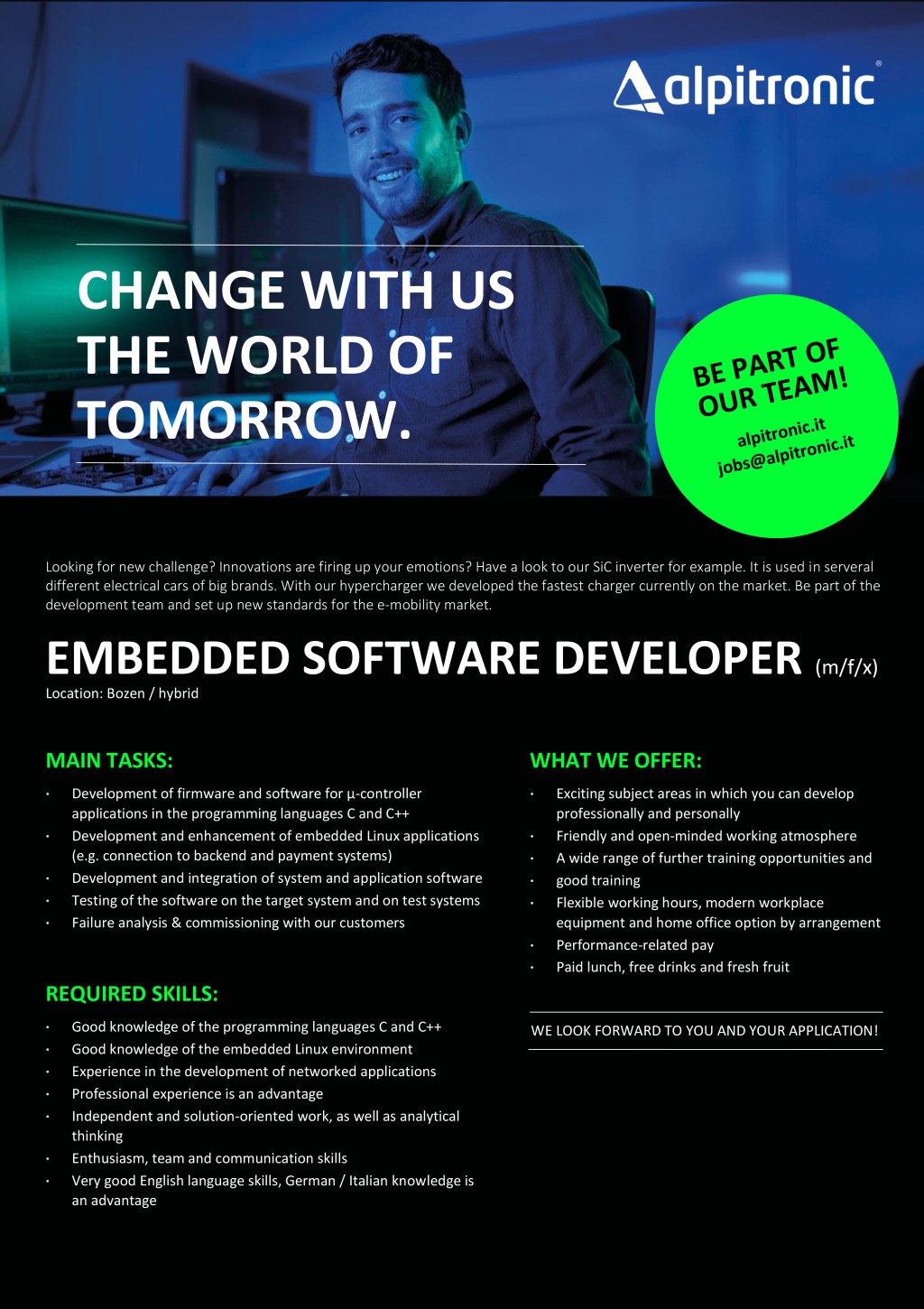 Embedded Software Developer  (m/f/x)