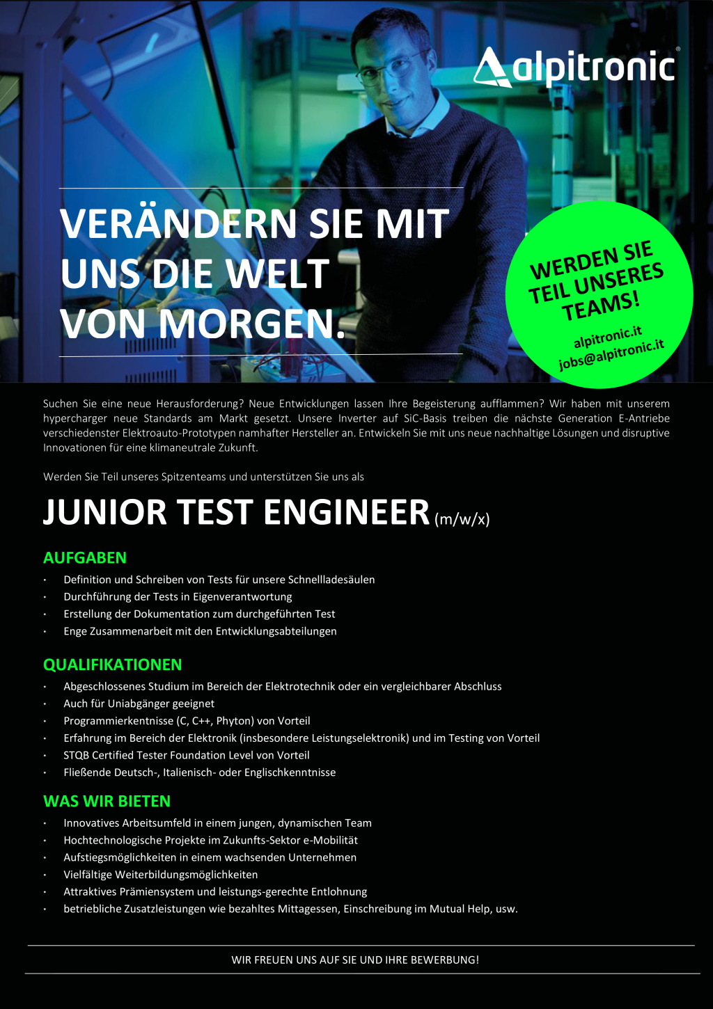 Junior Test Engineer (m/w/x)