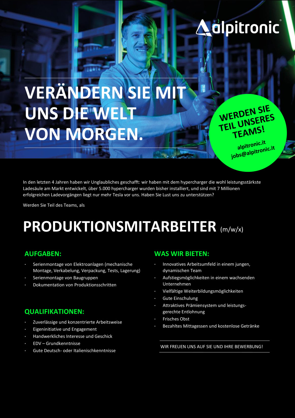 Produktions-Mitarbeiter (m/w/x)