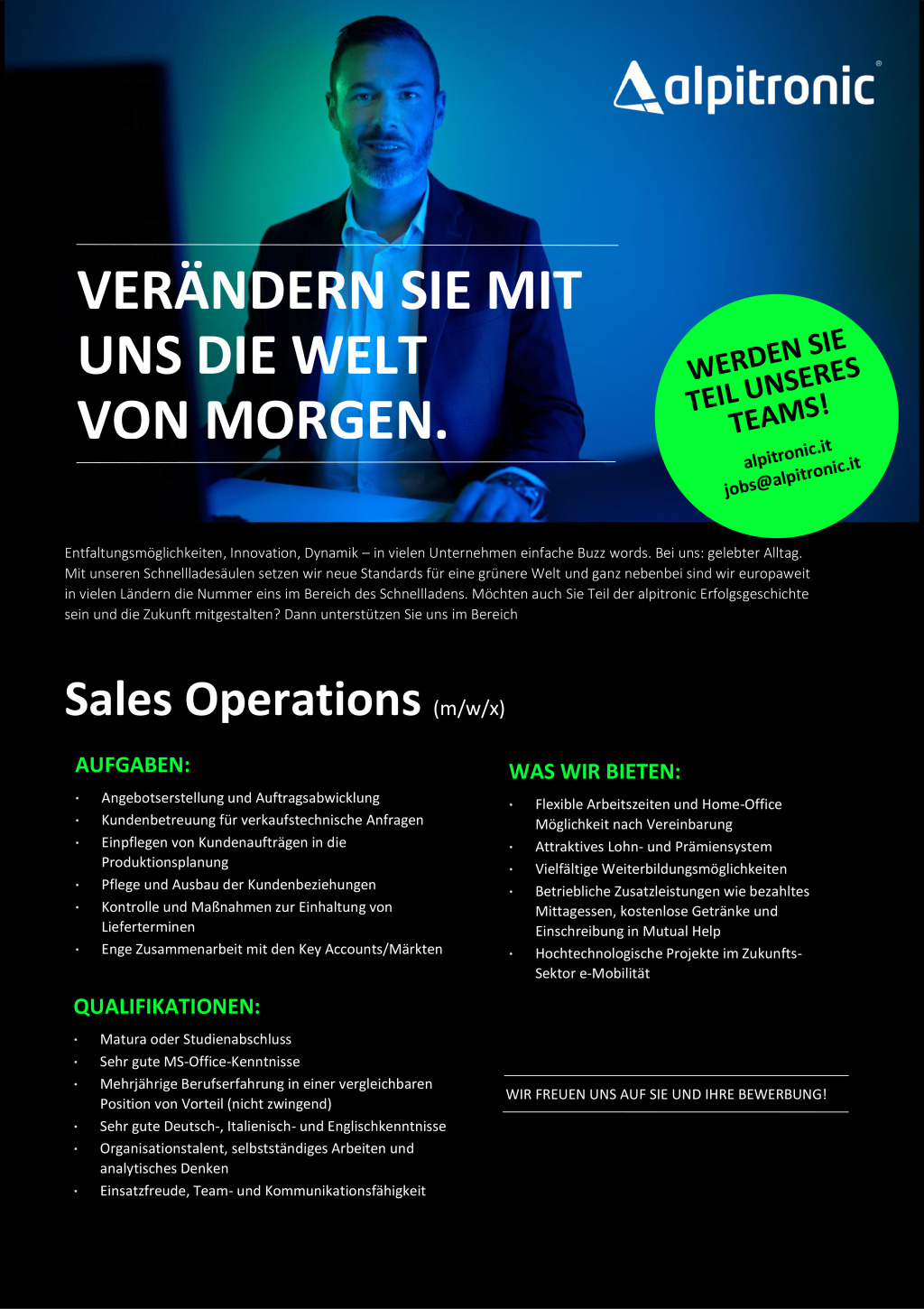 Sales Operations (w/m/x)