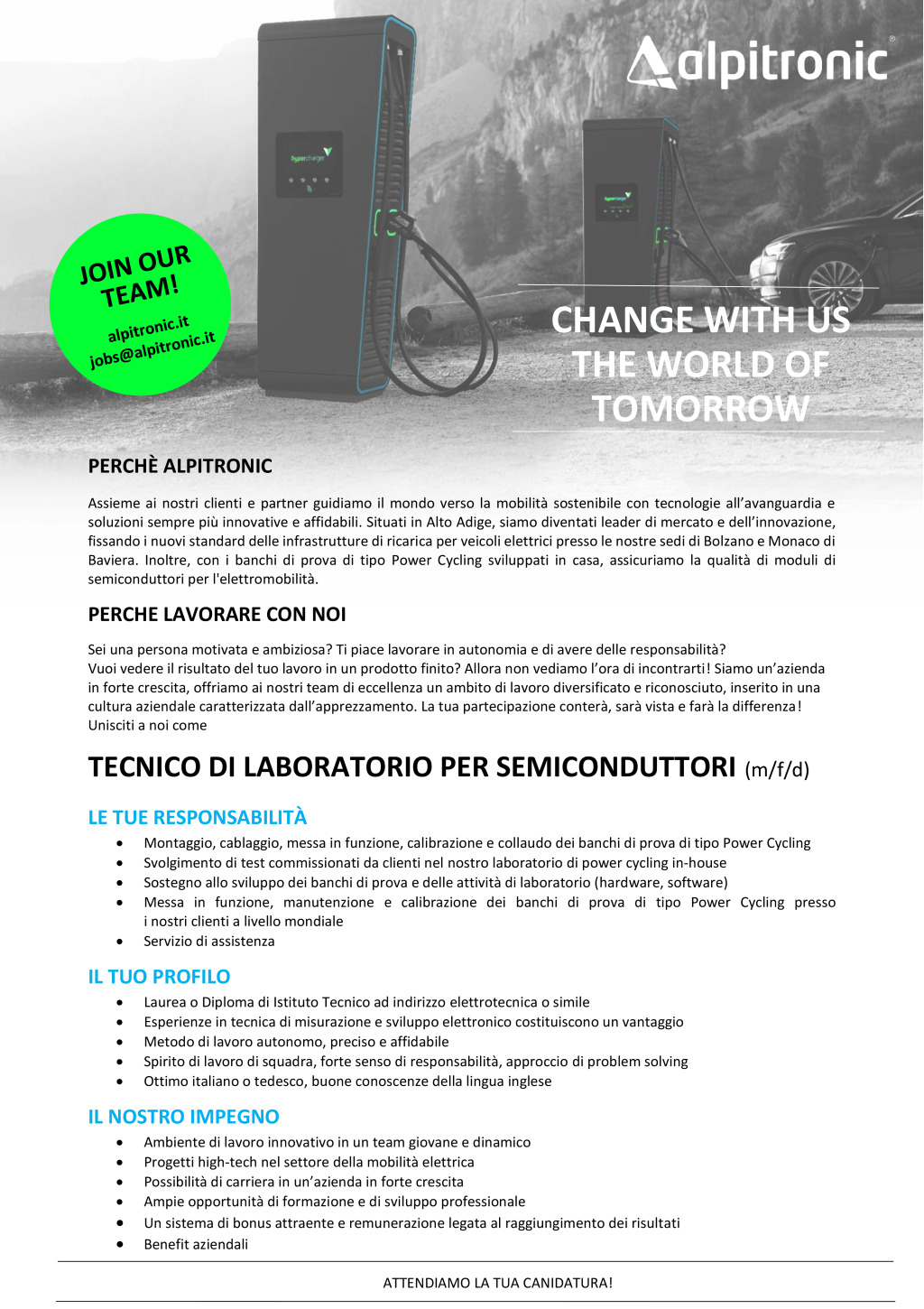 Tecnico di laboratorio per semiconduttori (m/f/d)