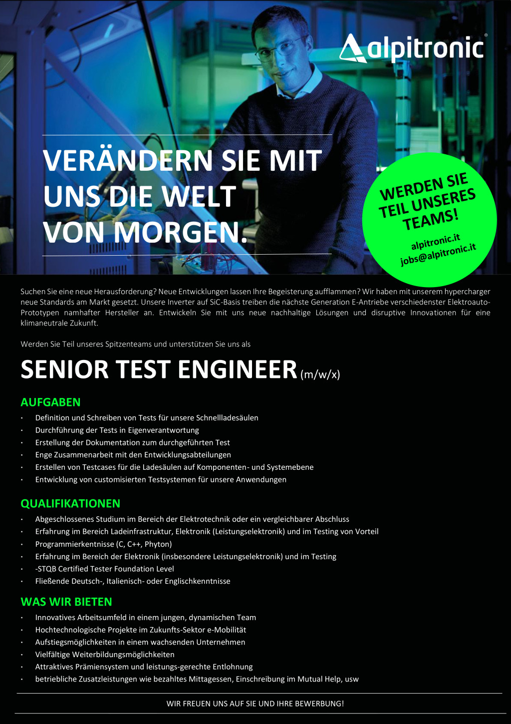 Senior Test Engineer (m/w/x)
