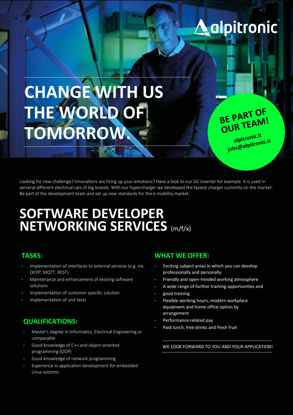 Software Developer Networking Services (m/f/x)