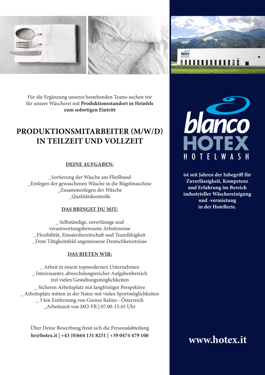 BLANCO Produktionsmitarbeiter (m/w/d)