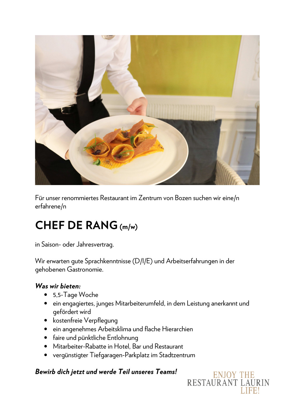 Chef de Rang (m/w)