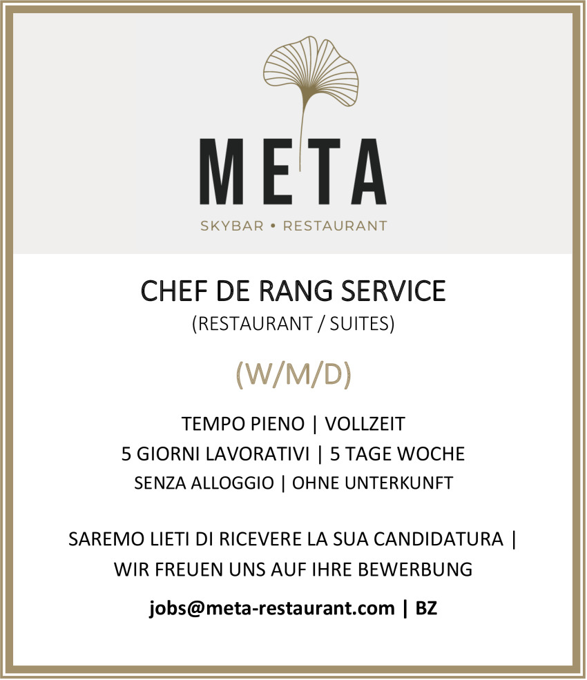 Chef de Rang Service (w/m/d)