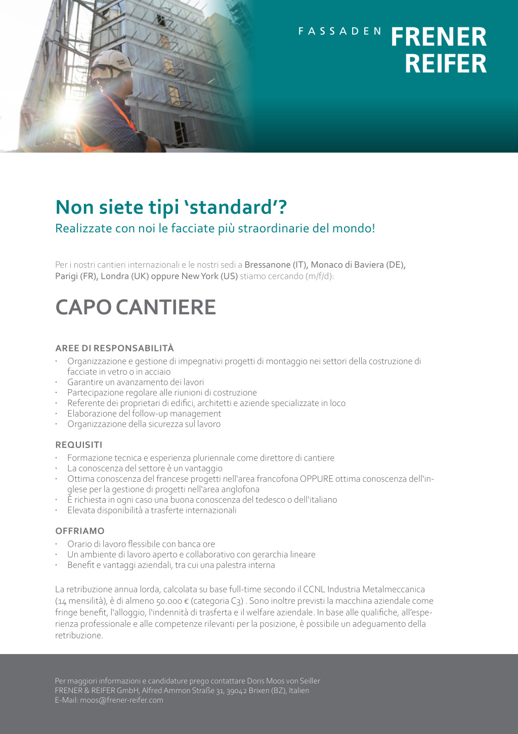 Capo Cantiere (m/f/d)