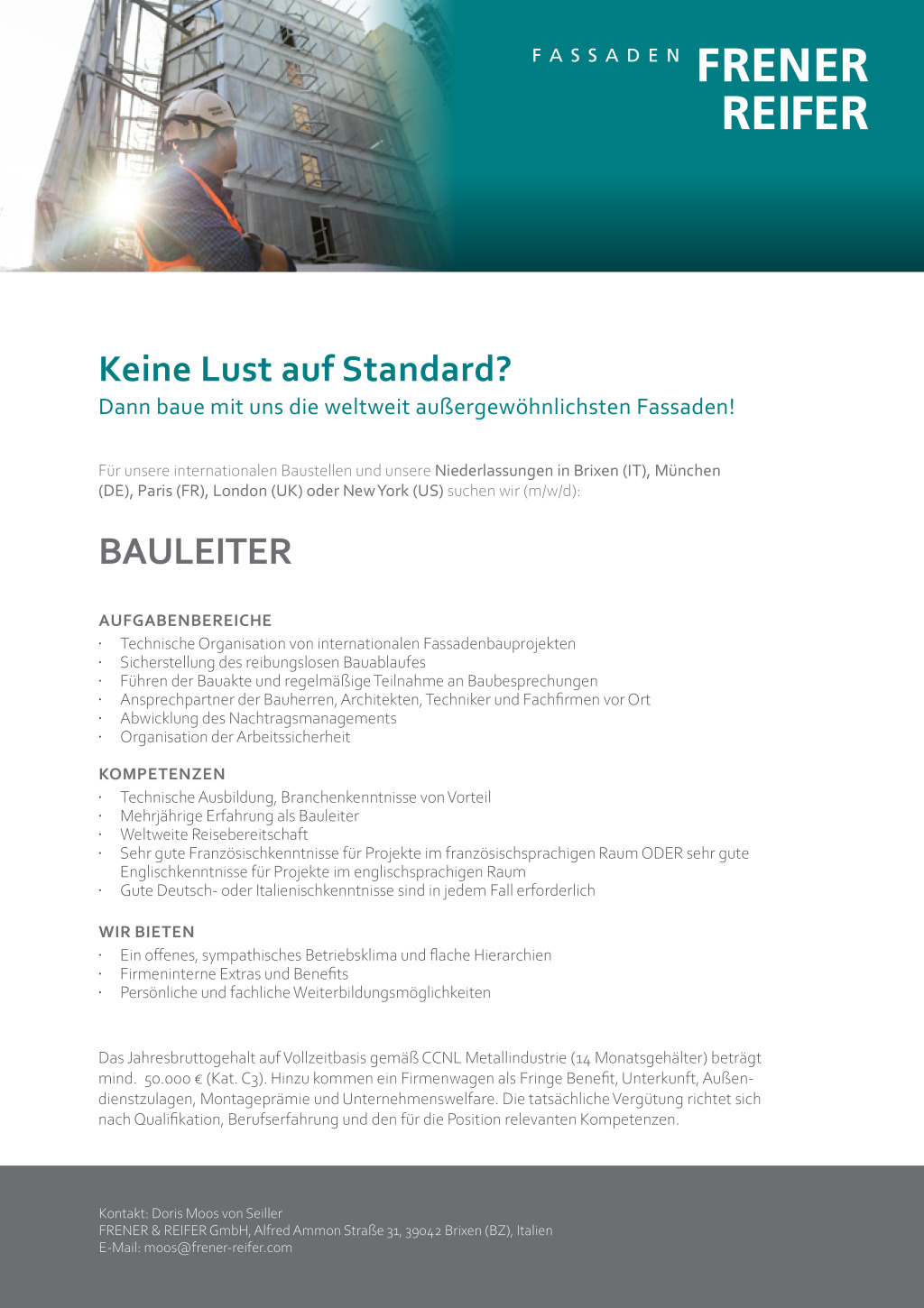 Bauleiter (m/w/d)