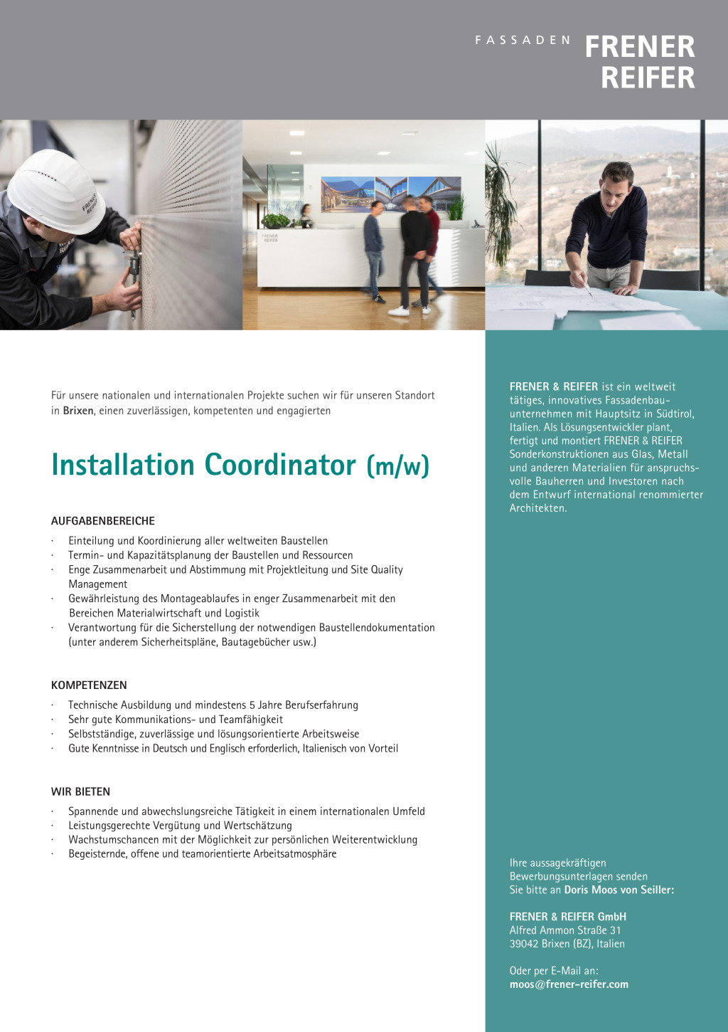 Installation Coordinator (m/w)
