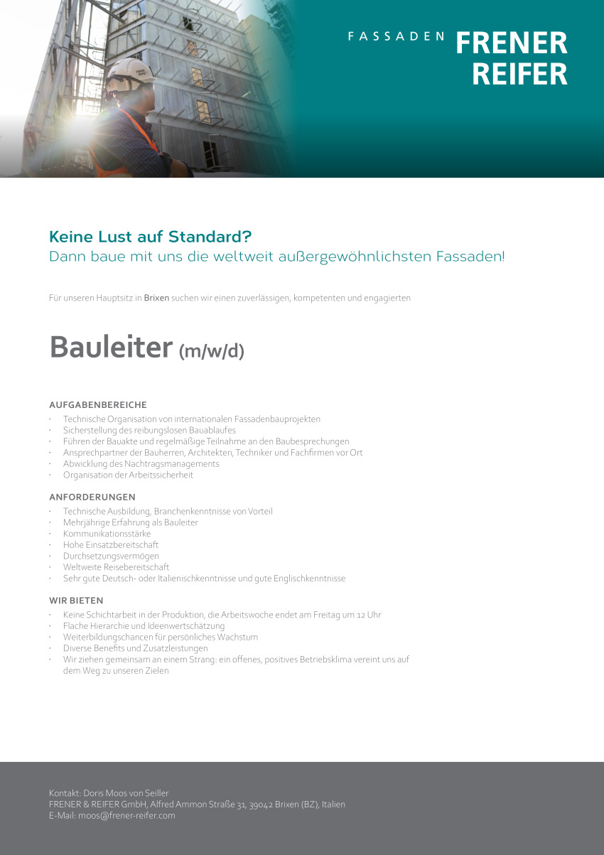 Bauleiter (m/w/d)