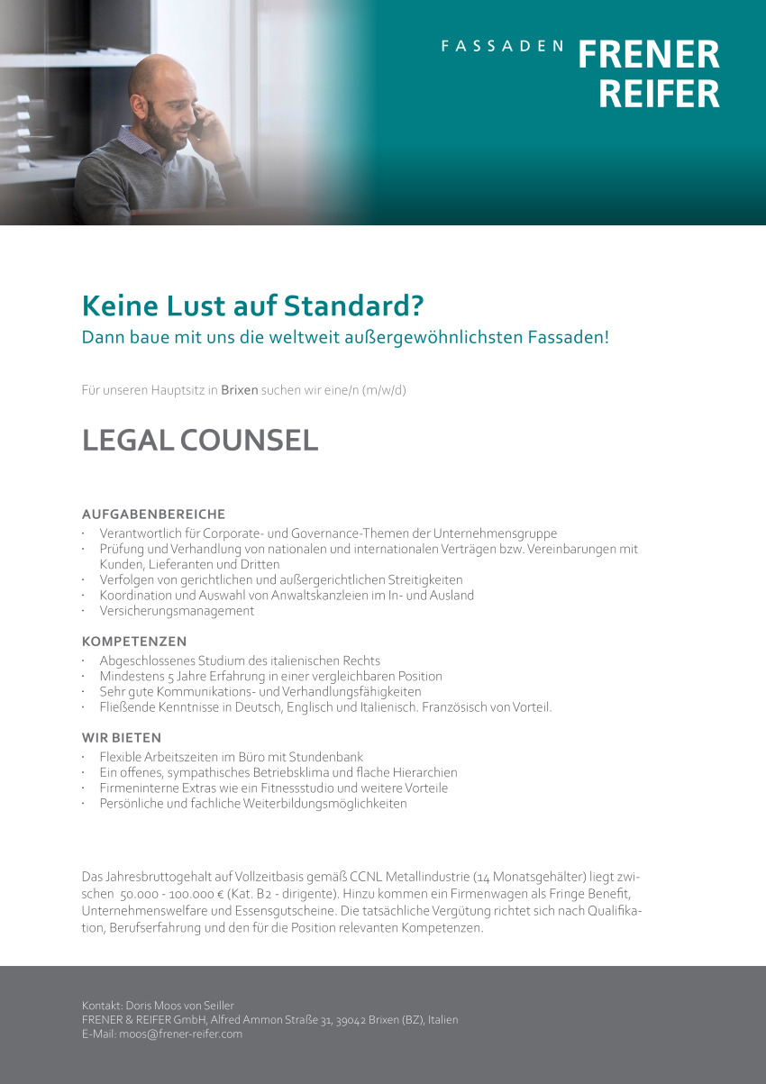 Legal Counsel (m/w/d)
