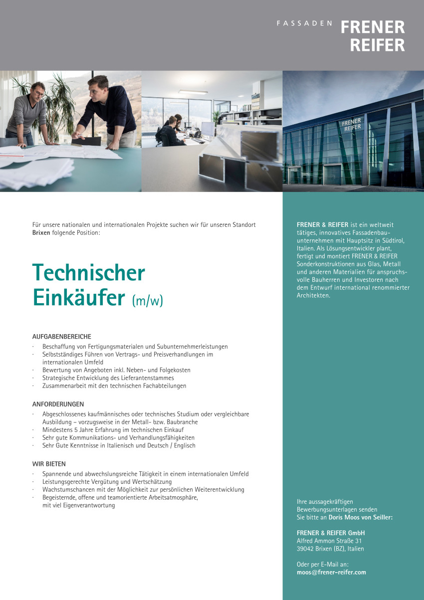 Technischer Einkäufer (m/w)