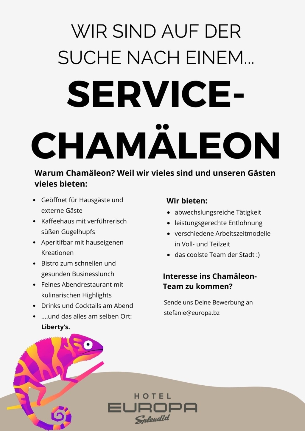 Service-Chamäleon (m/w/d)