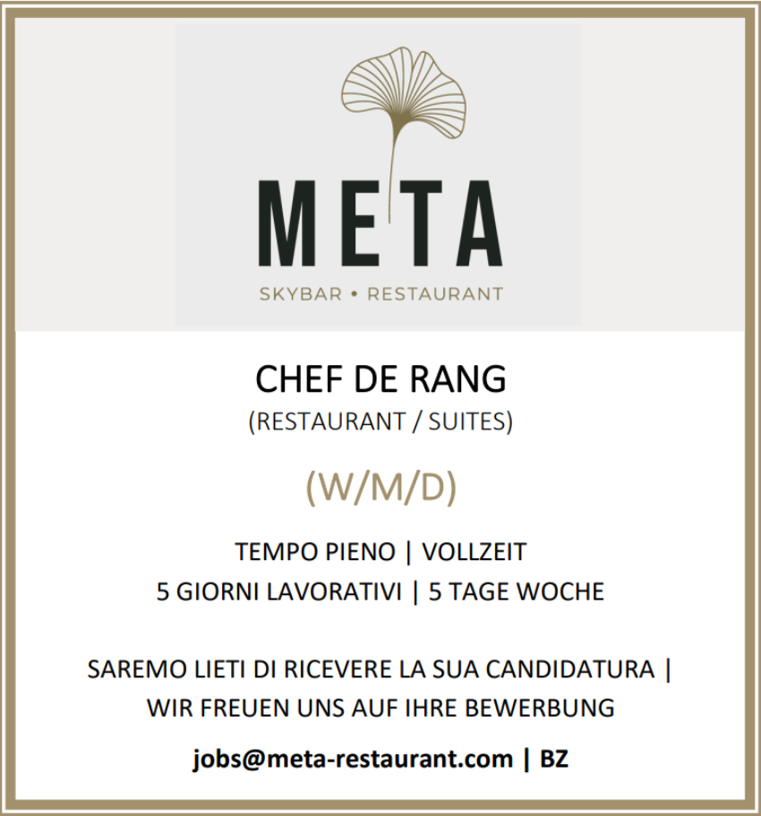 Chef de Rang (w/m/d)