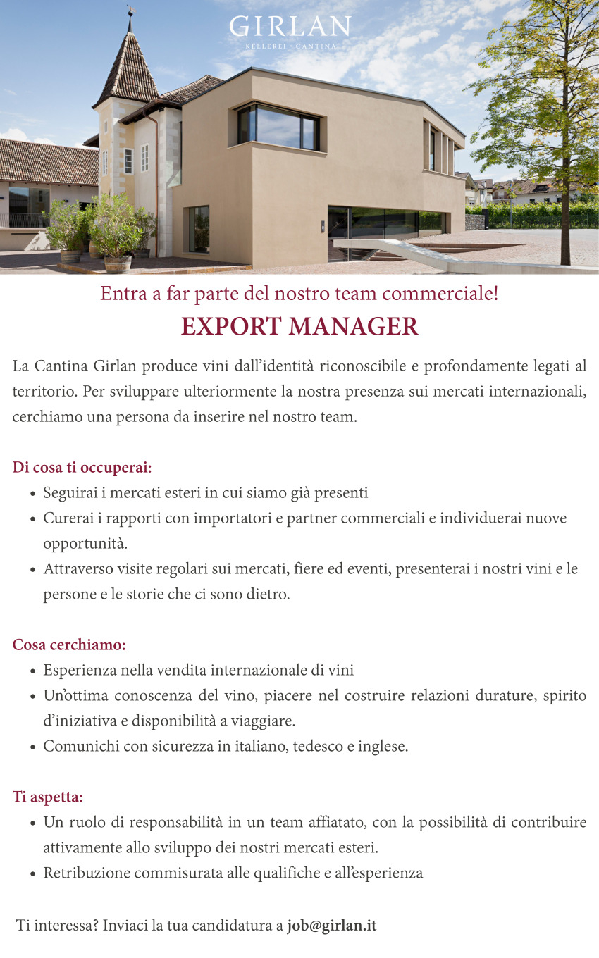 Export Manager (m/f/d)