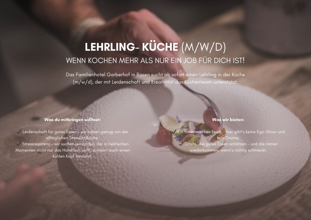 Lehrling - Küche (m/d/w)