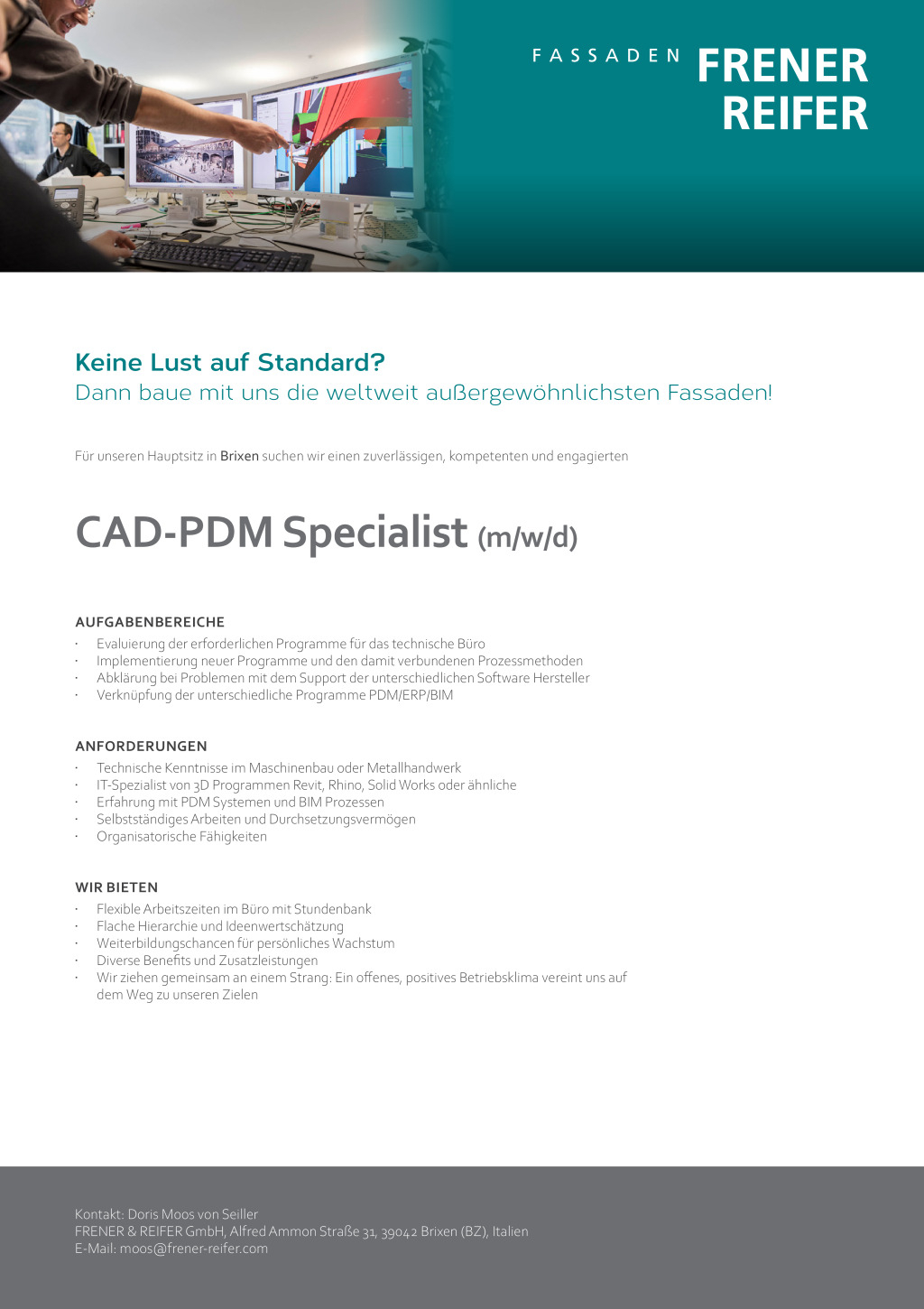CAD-PDM Specialist (m/w/d)