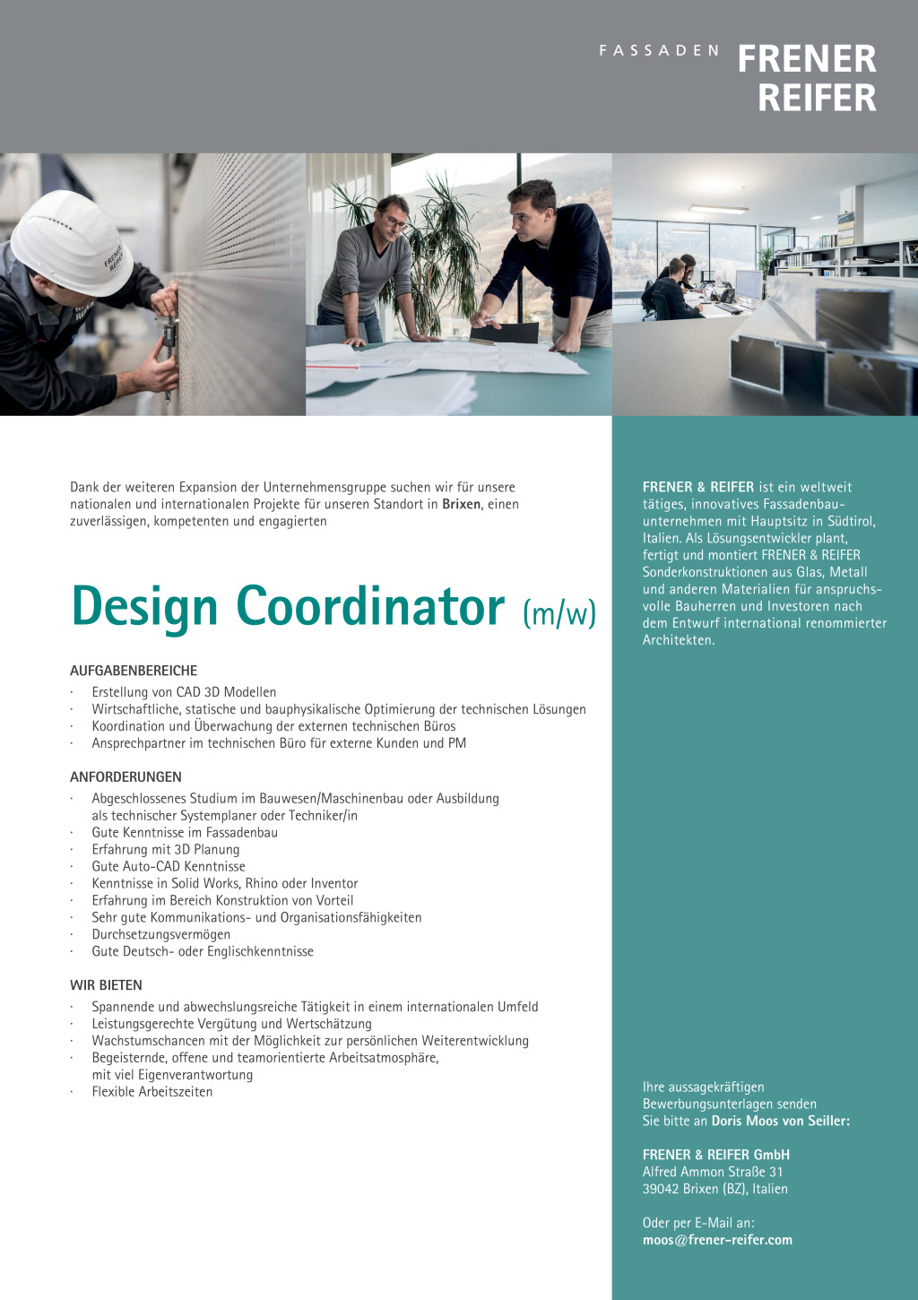 Design Coordinator (m/w)