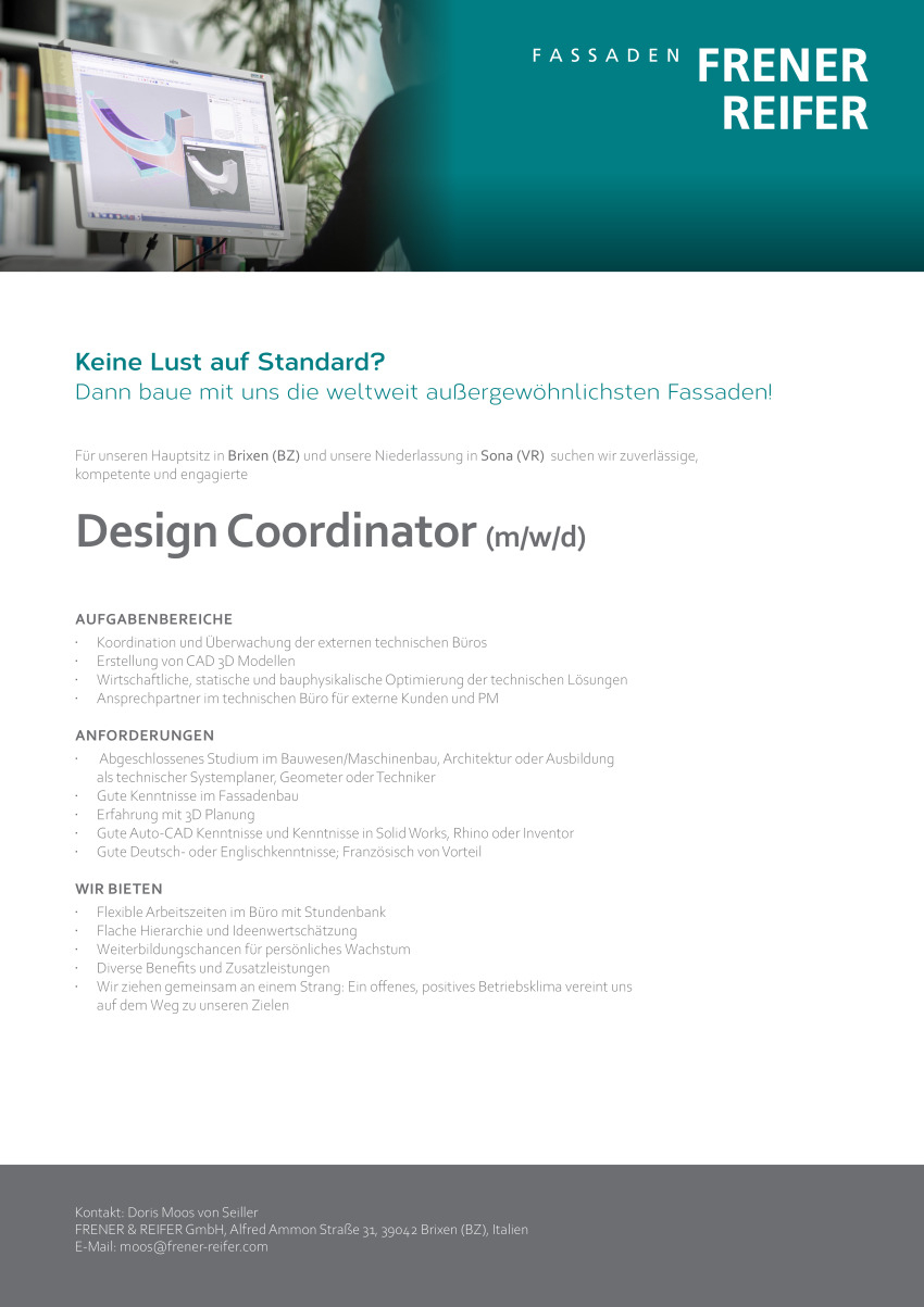 Design Coordinator (m/w/d)