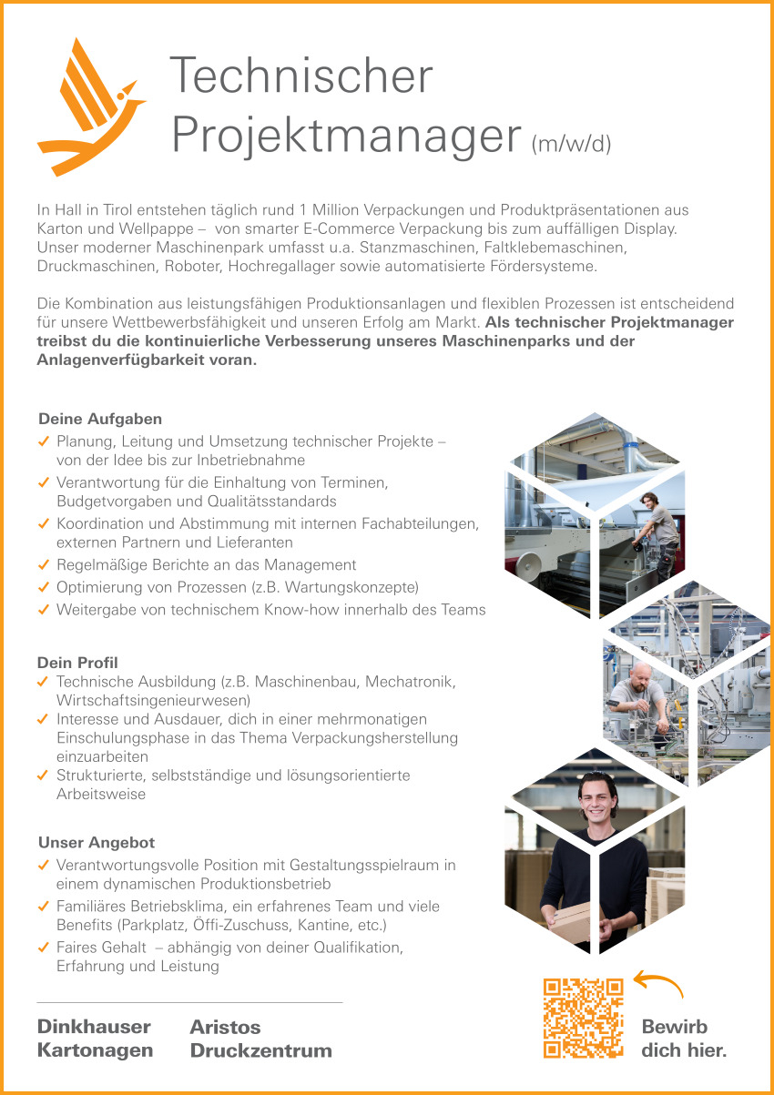Technisches Projektmanagement (m/w/d)