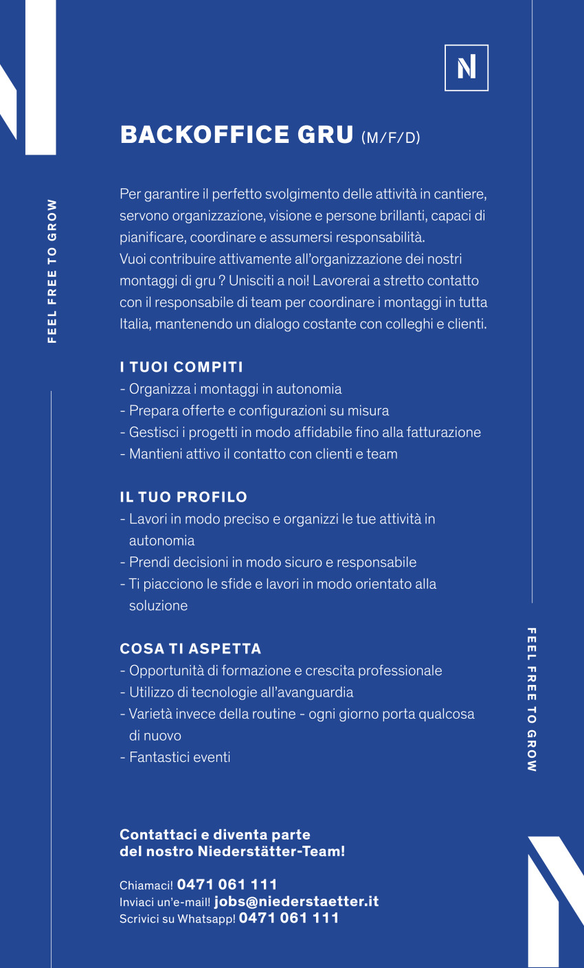 Backoffice Gru (m/f/d)