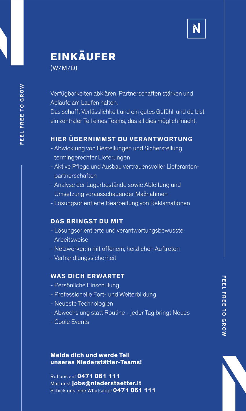 Einkäufer (w/m/d)
