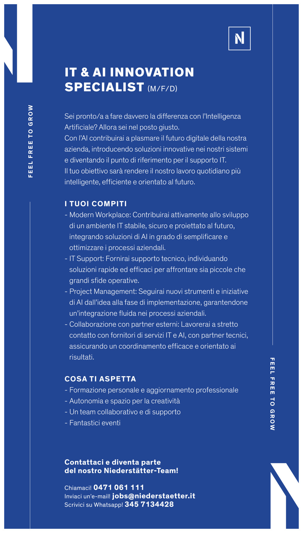 IT & AI Innovation Specialist (f/m/d)