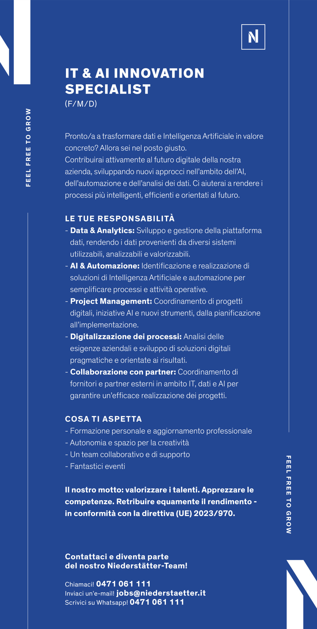 IT & AI Innovation Specialist (f/m/d)