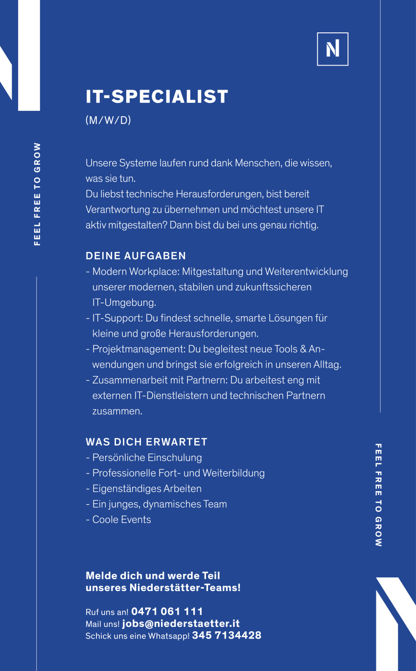 IT-Specialist (m/w/d)