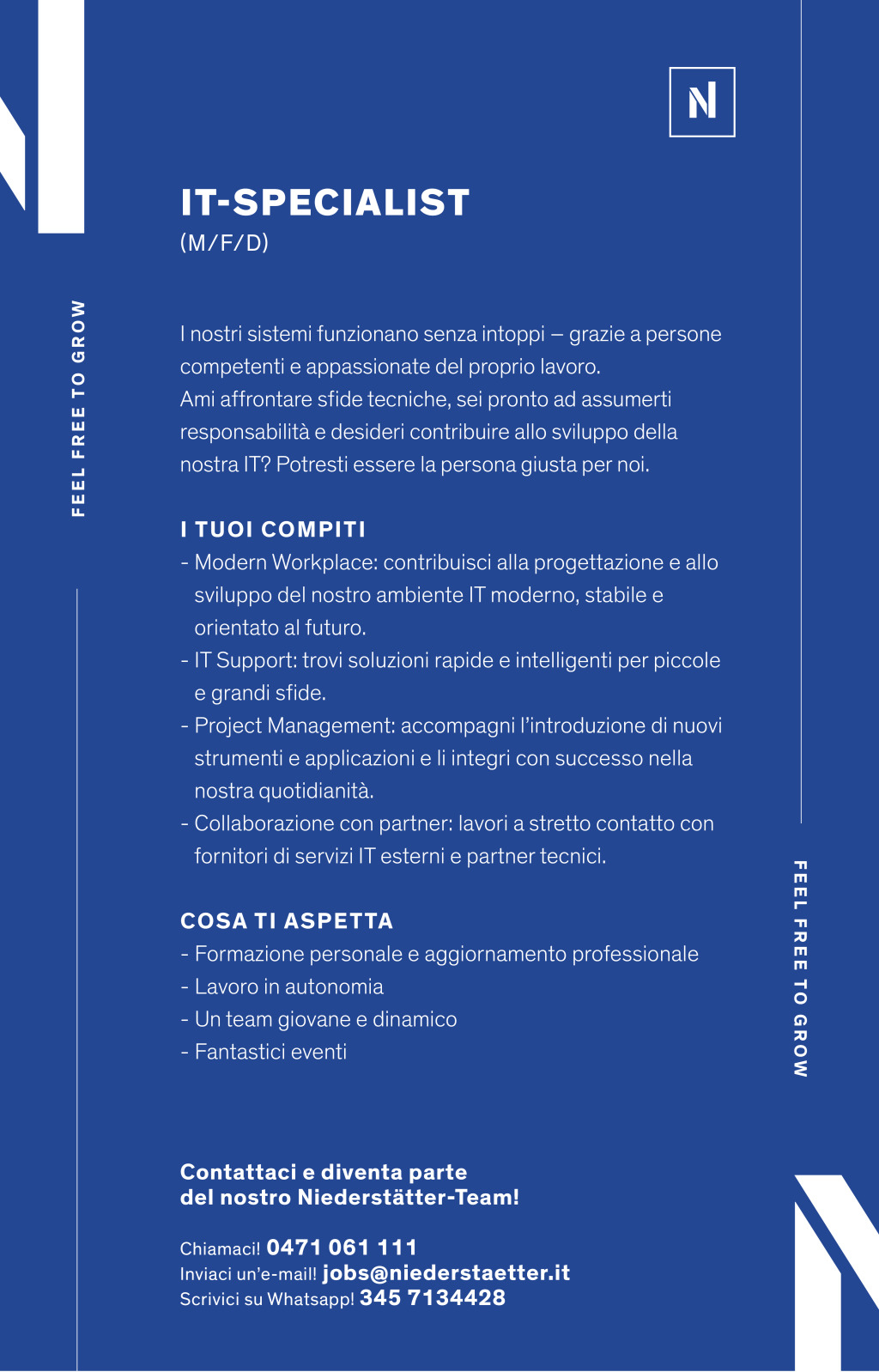 IT-Support & Infrastructure Specialist (f/m/d)