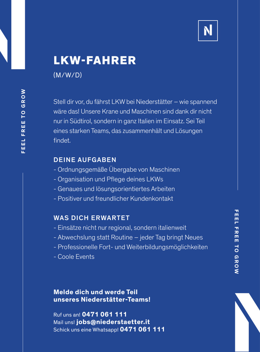LKW-Fahrer (w/m/d)