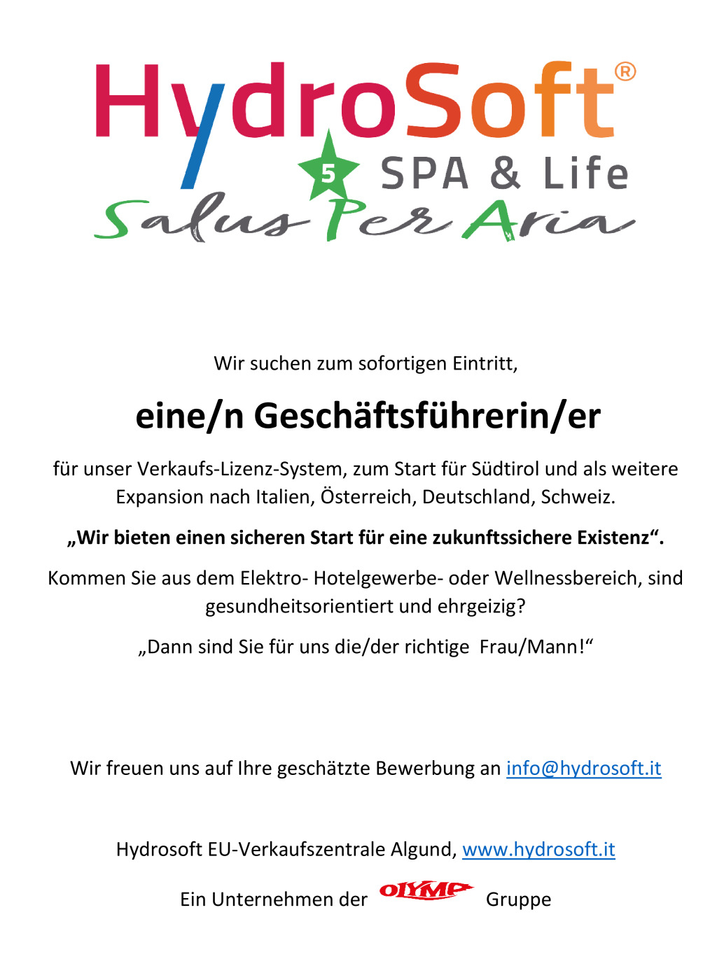 Geschäftsführer/in