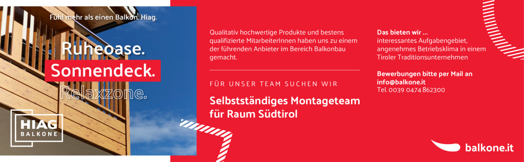 Selbständiges Montageteam (m/w) für Raum Südtirol