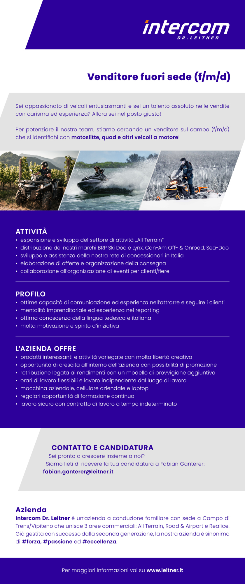 Venditore fuori sede (f/m/d)