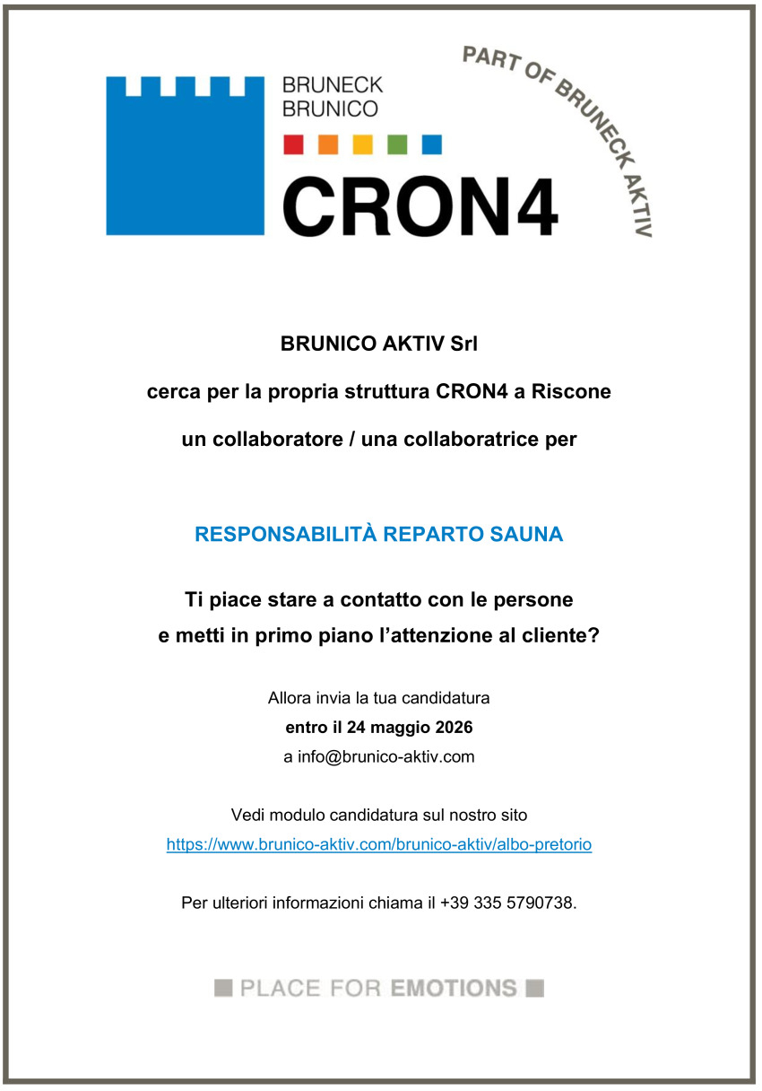 Responsabile (m/f/d) reparto sauna