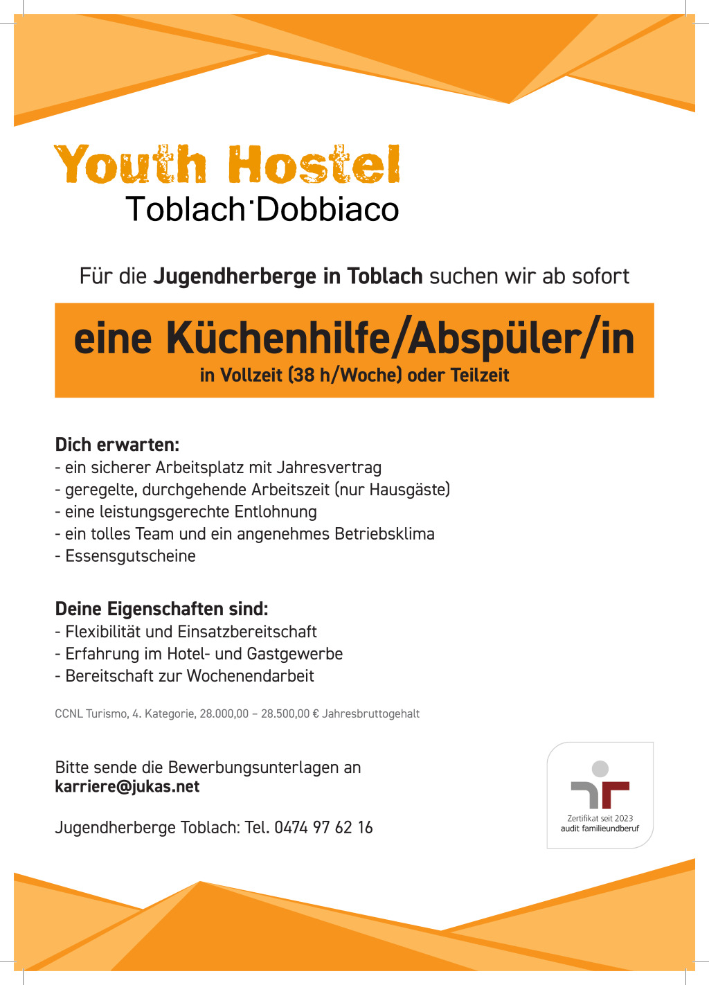 Küchenhilfe / Abspüler/in