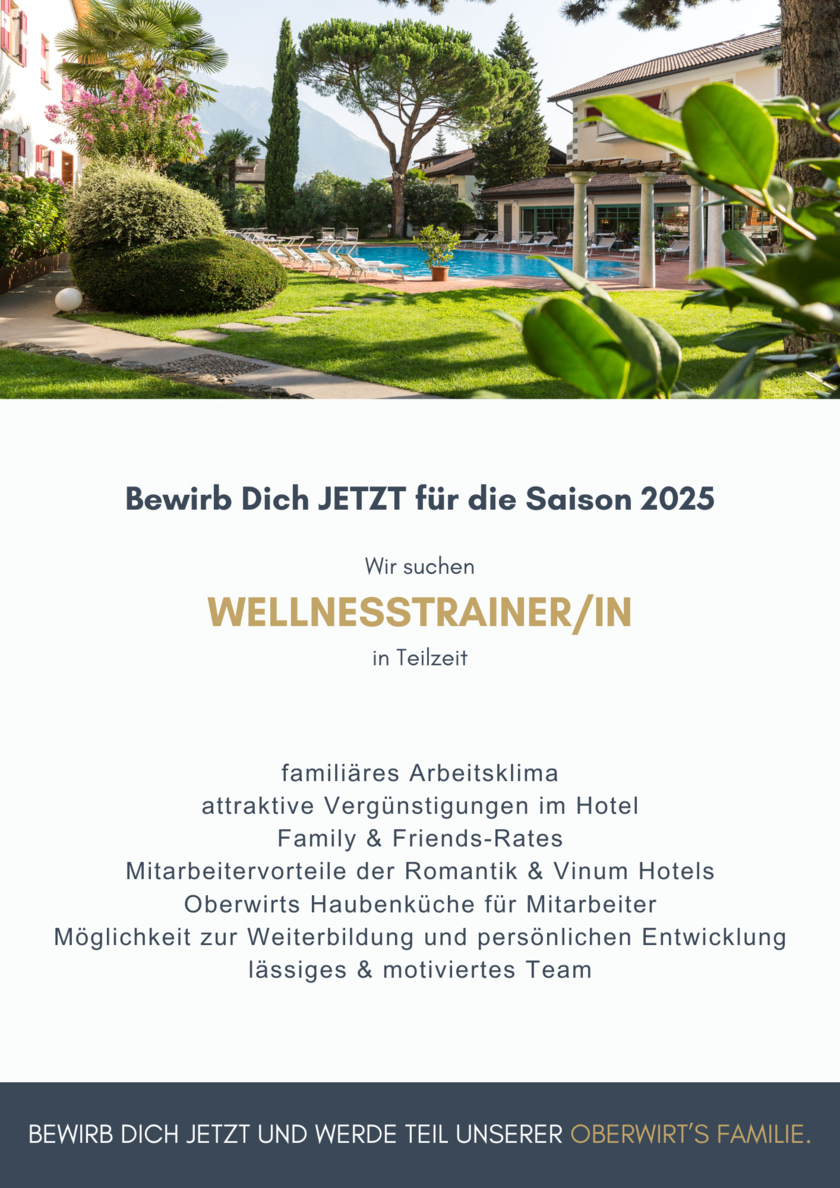 Wellnesstrainer/in (m/w/d)