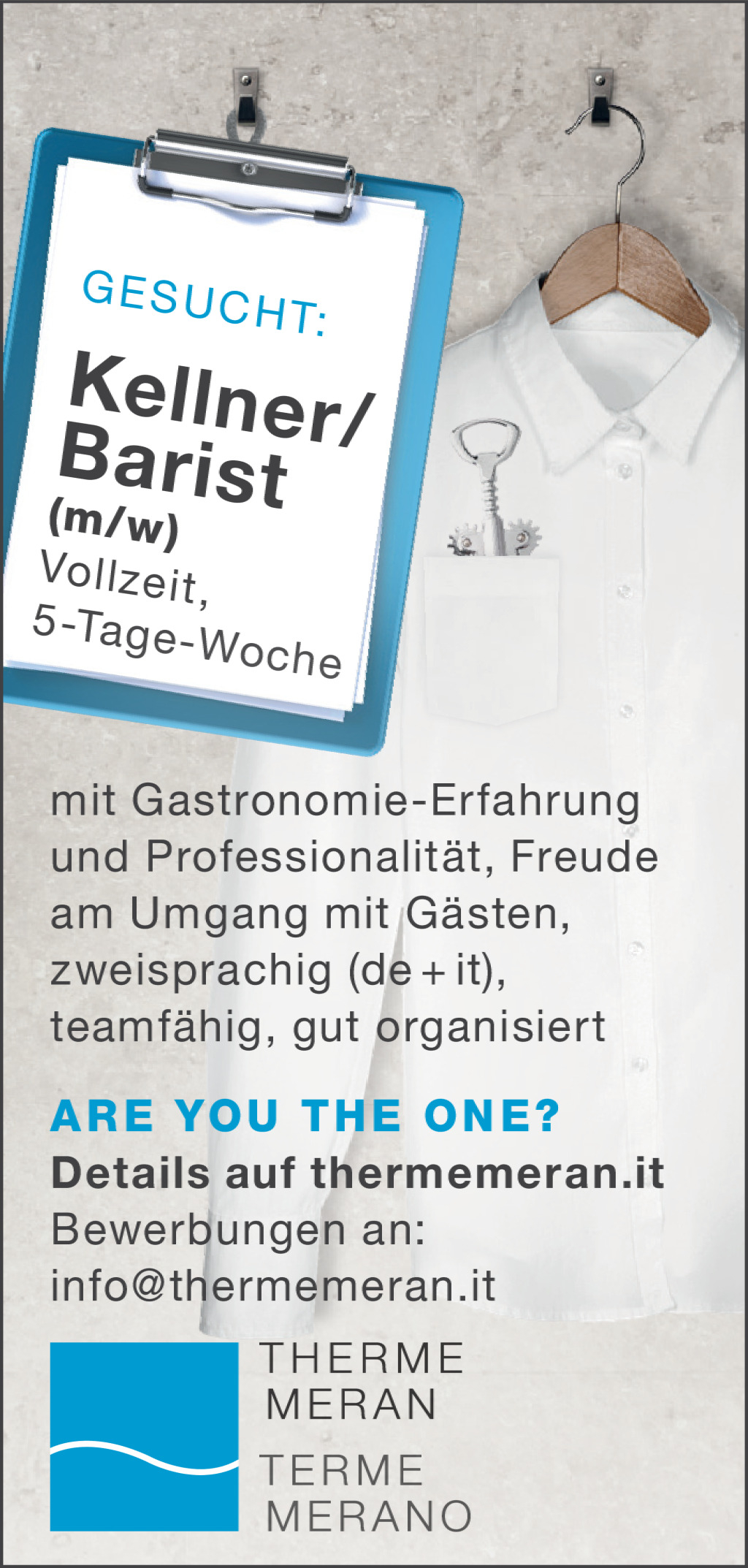 Kellner / Barist (m/w)