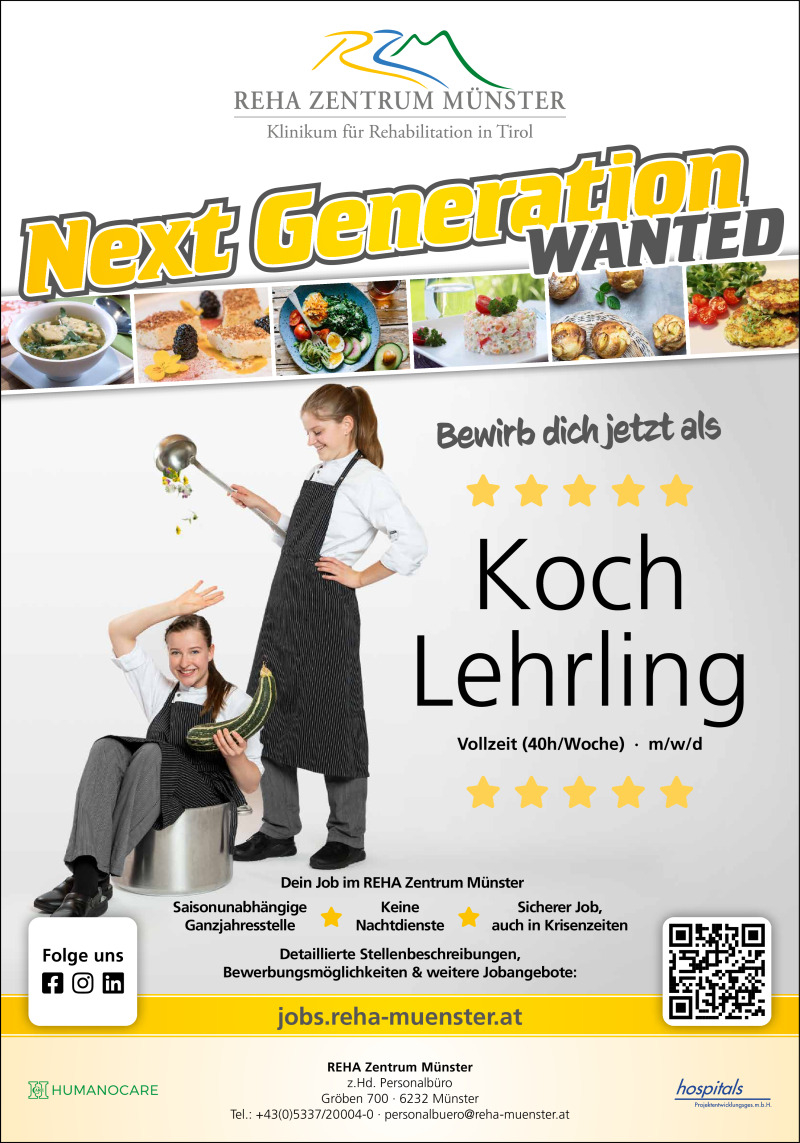 Koch-Lehrling REHA Münster