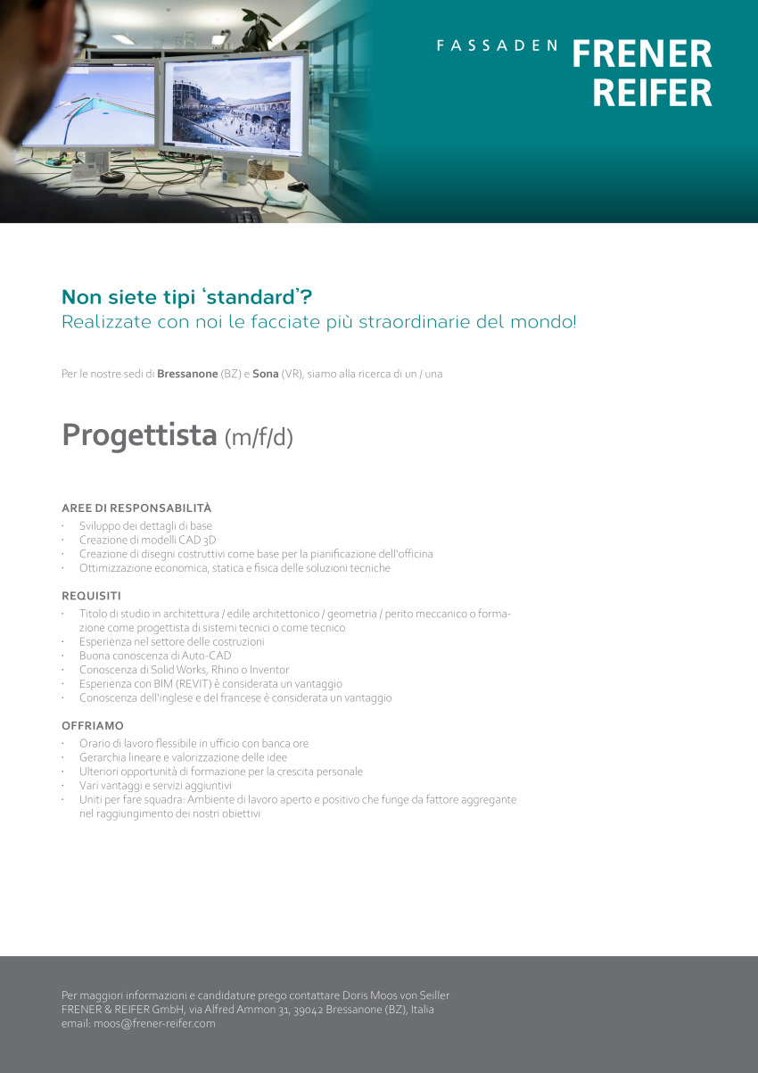 Progettista (m/f/d)