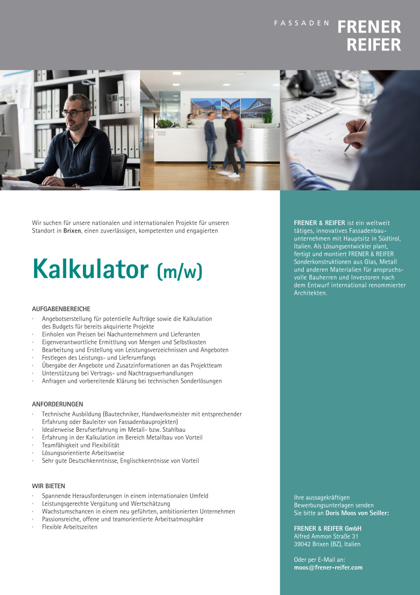 Kalkulator (m/w)